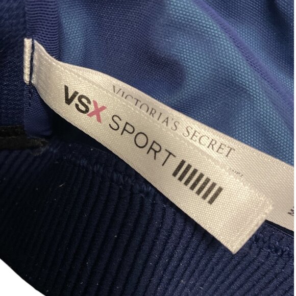 Victoria's Secret VSX Sport Zip-Front Sports Bras Set Of 2 Blue & Coral 36D - Picture 4 of 9